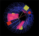 [A computer-generated image on an anti-hydrogen annihilation]